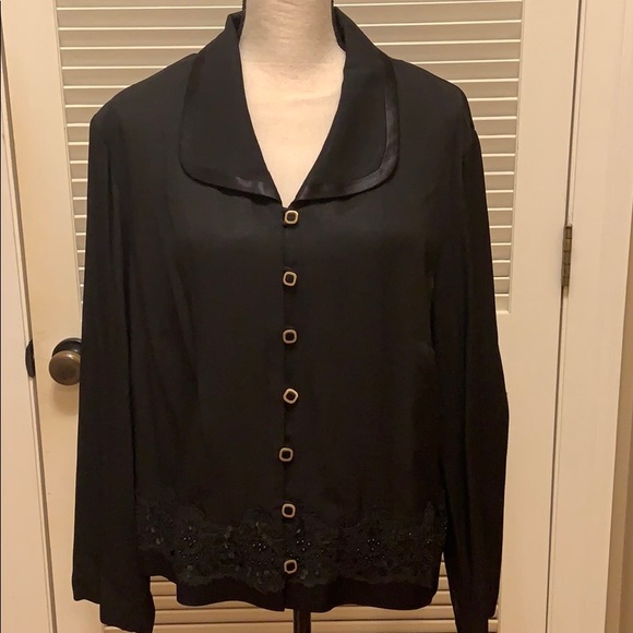 R & M Richards by Karen Kwong Black Jacket - Picture 1 of 8